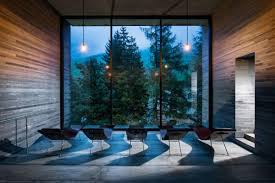 Aus einheimischen quarzit gebaut, von peter zumthor. Therme Vals Vals Das Bergdorf