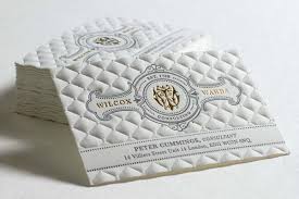 Premium cards printed on a variety of high quality paper types. Embossed Business Cards Embossing Debossed Printing