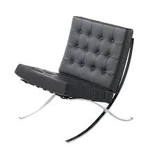Barcelona chair history, photos, of the world famous iconic chair by mies van der rohe. Black Barcelona Style Chair Hire Hire Designer Chairs London