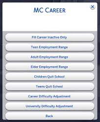 Mod gratuito para the sims 4. A Guide To Mccc Story Progression Mod Example Settings R Sims4
