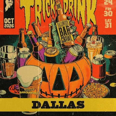 Trick or Drink: Dallas Halloween Bar Crawl (3 Days)