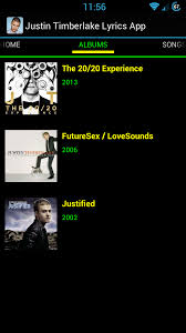 Song lyrics of french and international singers. Amazon Com Justin Timberlake Lyrics App Appstore For Android