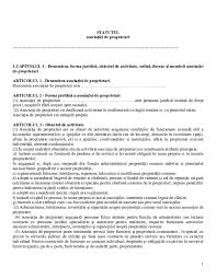 Incepand de astazi proprietarii de apartamente pot fi amendati cu pana la 10.000 de lei pentru diverse fapte, odata cu intrarea un vigoare a legii nr. Pdf Statutul AsociaÅ£iei De Proprietari Nika Nika Academia Edu