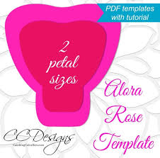Check spelling or type a new query. Printable Pdf Paper Rose Templates Giant Paper Rose Flower Etsy