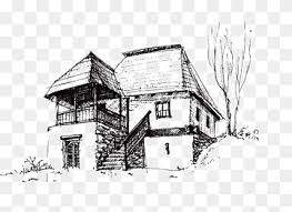 See more ideas about house sketch, sketches, house drawing. House Drawing Sketch Buildings Angle Building Monochrome Png Pngwing