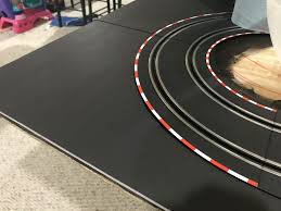 Using Black Foam Board To Plan Out Road Course Curves Very Easy To Work With Cheap And The Same Height As The Track Or Close Enough