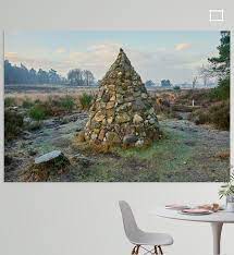 daniel george piramide op de noorderheide van jenco van zalk op canvas behang en meer piramide behang canvas