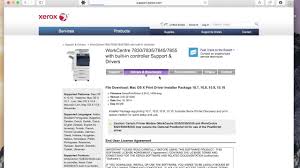 Xerox workcentre 7855 ps now has a special edition for these windows versions: Install A Xerox Driver On Mac Youtube