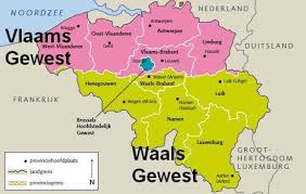 De deelstaten van duitsland met hoofdsteden. Provincies Gemeenschappen Gewesten Belgie Noordzee Taal