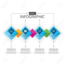 Infographic Flowchart Template Business Diagram With Options