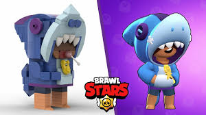 Our brawl stars skins list features all of the currently and soon to be available cosmetics in the game! Artstation Lego Brawl Stars Leon Shark Leon Skin Bmd Moc