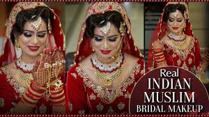 real indian muslim bridal makeup step