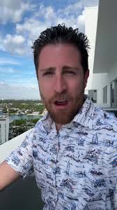 Exploring Miami with Ukrainian Flags