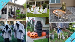 100 Cheap And Easy Outdoor Halloween Decor Diy Ideas Garden Id Easy Outdoor Halloween Decorations Halloween Decorations Diy Outdoor Diy Halloween Decorations