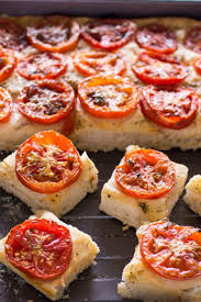 Fingerfood Focaccia Mit Tomaten Und Extra Dickem Boden Rezept Fingerfood Fingerfood Rezepte Und Partyrezepte Fingerfood