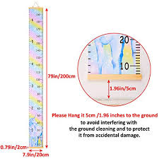 beinou wall growth chart wood frame height measurement 7 9