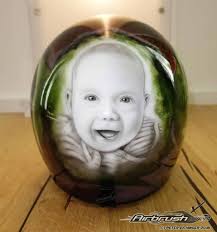 Airbrush Helm, Helmdesign, Helmlackierung