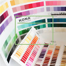 Shannon Fraser Designs Kona Cotton Aurifil Colour Charts
