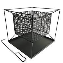 Drawing of dakota fire pit. Square Cage Fire Pit