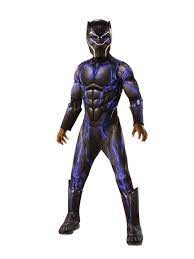 Avengers Endgame Black Panther Purple Battle Deluxe Child Costume Black Panther Halloween Costume Panther Costume Boy Costumes
