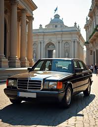Image result for Black 1980 Mercedes