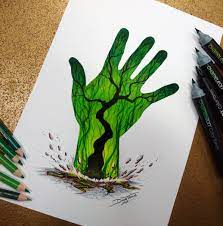 Worldwide shipping available at society6.com. Mother Earth Drawing By Atomiccircus On Deviantart