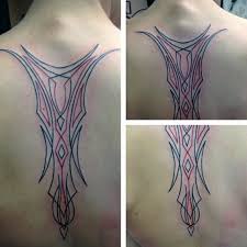 An accomplished pinstriper, matt loves to bring that art form into his tattooing and is well known for the super clean lines that a solid pinstriping tattoo demands. 30 Pinstripe Tattoos For Men Masculine Thin Line Design Ideas