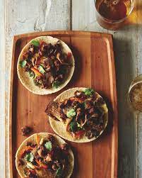 Cauliflower And Oyster Mushroom Tacos From Food52 Vegan The Full Helping Recipe Food Mushroom Tacos Vegan Cooking