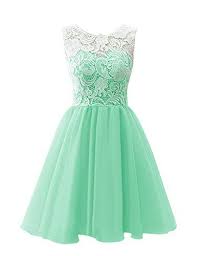 Women S Short Tulle Prom Dress Dance Gown With Lace Mint Green Lace Dresses Short Bridesmaid Dresses Tulle Prom Dress