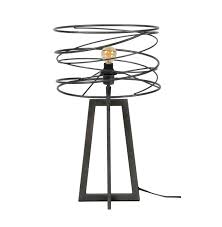 Grande sélection de abat jour pour vous. Lampe Industrielle Abat Jour Tourbillon Pied 4 Branches Lampes A Poser Pier Import