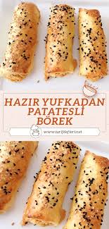 Hazir Yufkadan Patatesli Borek Tarifi Tarif Defteri Yemek Tarifi 2020 Yemek Tarifleri Yemek Sosisli Sandvic