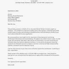 Market Research Analyst Cover Letter And Resume Examples