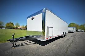 Aluminum american toy haulers bestl 5th wheel toy hauler with outdoor kitchen and living quarters for sale near me. Vintage Trailers Ltd Race Car Haulers Enclosed Trailer Trailer Mfg