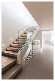 Ek House Italy Glass Staircase Modern Glassstaircasemodern Home Stairs Design Stairs Design Glass Stairs Design