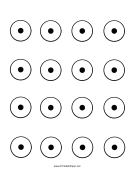 Click on any target, and a larger pdf version of that same target will open in a new tab or window for you to save or print. Shooting Targets