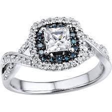 Black And White Diamond Engagement Rings Pin On Wedding Dreams