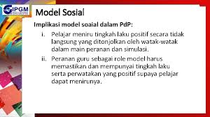 (4) kepemimpinan guru sekolah minggu ditandai dengan role model. Edup 3033 Murid Dan Pembelajaran Topik 6 Modelmodel