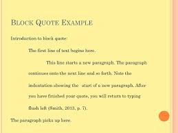 Here's everything you need to know about block quotations: Ppt Apa Style Powerpoint Presentation Free Download Id 1757361