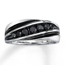Kay Jewelers Mens Black Diamond Ring