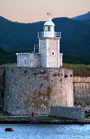 Lefkada Lighthouse Lefkada Is A Greek Island In The Ionian Sea On The West Coast Of Greece Lefkada Beautiful Lighthouse Lighthouse Pictures
