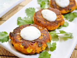 Place peas, carrots, corn and celery in a bowl. Sweet Potato Corn Cakes With Garlic Dipping Sauce Budget Bytes