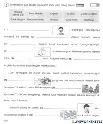Kata nama khas digunakan bagi menyebut sesuatu yang tertentu, khusus atau khas. Kata Nama Khas Online Exercise For Tahun 4