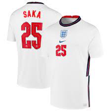 Gascoigne 8 england euro 1996 96 home shirt football l retro remake football. England Home Stadium Shirt 2020 22 With Saka 25 Printing