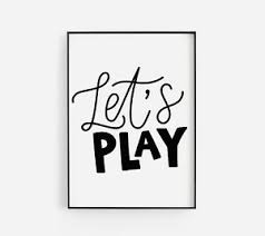 Black And White Signs With Words Let S Play Bold Word Black White Kids Play Room Wall Art Print Sign Decor Gift In 2020 Playroom Wall Art Kids Room Quotes Wall Art Playroom Quotes