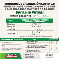Hace unos días la secretaría de salud anunció que se aplicará una sola dosis del biológico de astrazeneca quienes se hayan inmunizado antes de junio de 2021. Punto Unico San Luis Potosi Slp Y Soledad Inician Vacunacion A Personas De 40 Anos Y Mas