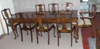 These queen anne dining chairs play a very important role in the dining rooms of several homes. Antiques Atlas Walnut Queen Anne Dining Table And 8 Chairs