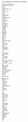 The Strongest Of The Strange Charles Bukowski Bukowski Words