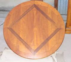 Table Ronde Clemence Plateau Marquete En Merisier Meuble En Merisier Massif Découvrez nos prix bas plateau table bois massif et bénéficiez de 5% minimum remboursés sur votre achat. meubles bois massif fr