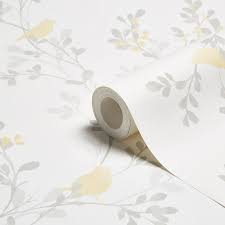 Check spelling or type a new query. Colours Nadia Soft Lemon Birds Foliage Mica Effect Smooth Wallpaper Tradepoint