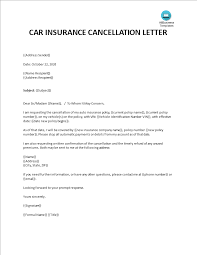 Sample auto insurance cancellation letter to. Car Insurance Cancellation Letter Templates At Allbusinesstemplates Com